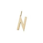 Design Letters Gold Letter Charm 16 mm - N One Size