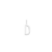 Design Letters Silver Letter Charm 10 mm - D One Size