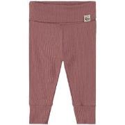 Gullkorn Raffen Ribbed Baby Pants Old Pink 56 cm