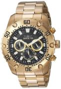 Invicta Miesten kello 24834 Pro Diver Musta/Kullansävytetty teräs