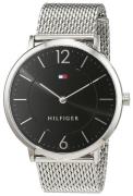 Tommy Hilfiger Miesten kello 1710355 Ultra Slim Musta/Teräs Ø40 mm