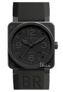 Bell & Ross Miesten kello BR 03-92 Phantom Aviation Musta/Kumi