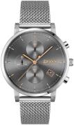 Hugo Boss Miesten kello 1513807 Integrity Harmaa/Teräs Ø43 mm