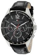 Tommy Hilfiger Miesten kello 1791117 Luke Musta/Nahka Ø46 mm