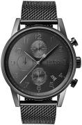 Hugo Boss Miesten kello 1513674 Musta/Teräs Ø44 mm