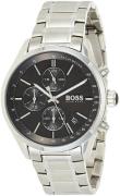 Hugo Boss Miesten kello 1513477 Musta/Teräs Ø44 mm