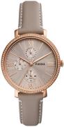 Fossil Naisten kello ES5097 Jacqueline Multifunction Harmaa/Nahka