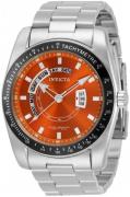 Invicta Miesten kello 33421 Specialty Oranssi/Teräs Ø45 mm