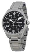 Hamilton Miesten kello H64425135 Khaki Night Musta/Teräs Ø38 mm