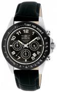 Invicta Miesten kello 10707 Speedway Musta/Nahka Ø43 mm