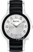 Bulova Miesten kello 98D118 Diamond Hopea/Teräs Ø40 mm