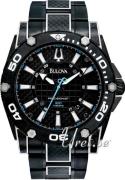 Bulova Miesten kello 98B153 Precisionist Musta/Teräs Ø45 mm