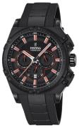 Festina Miesten kello F16971-4 Sport Musta/Kumi Ø44 mm