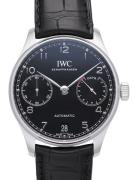 IWC Miesten kello IW500703 Portuguese Musta/Nahka Ø42.3 mm