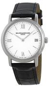 Baume & Mercier Naisten kello MOA10148 CLASSIMA Valkoinen/Nahka