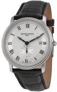 Frederique Constant Miesten kello FC-245M5S6 Classics Hopea/Nahka