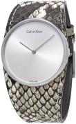 Calvin Klein Naisten kello K5V231L6 Spellbound Hopea/Nahka Ø39 mm