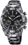 Festina Miesten kello F20545-1 Chrono Bike Harmaa/Teräs Ø45.5 mm