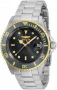 Invicta Miesten kello 35847 Pro Diver Harmaa/Teräs Ø40 mm