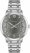 Bulova Miesten kello 96B281 Classic Harmaa/Teräs Ø40 mm