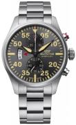 Glycine Miesten kello GL0356 Airpilot Chrono Musta/Teräs Ø44 mm