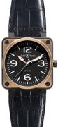 Bell & Ross Miesten kello BR0192-BICOLOR BR 01-92 Musta/Nahka