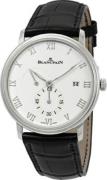 Blancpain Miesten kello 6606A-1127-55B Villeret Valkoinen/Nahka Ø40