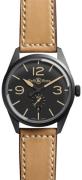 Bell & Ross Miesten kello BRV123-HERITAGE BR 123 Musta/Nahka Ø41