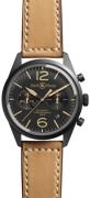 Bell & Ross Miesten kello BRV126-HERITAGE BR 126 Musta/Nahka Ø41