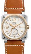 Bell & Ross Miesten kello BR0390-BICOLOR BR 03-90 Hopea/Nahka