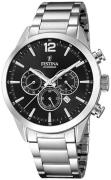 Festina Miesten kello F20343-8 Musta/Teräs Ø43.5 mm