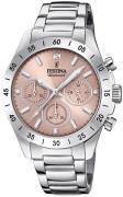 Festina Naisten kello F20397-3 Punakultaa/Teräs Ø39 mm