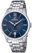 Festina Miesten kello F20425-2 Classic Sininen/Teräs Ø43 mm