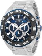 Invicta Miesten kello 30652 Sininen/Teräs Ø50 mm