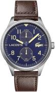 Lacoste Miesten kello 2011040 Sininen/Nahka Ø44 mm