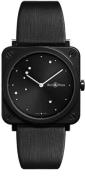 Bell & Ross BR-S-BLACK-DIAMOND-EAGLE Br S Quartz Musta/Satiini