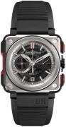 Bell & Ross Miesten kello BR-X1-TITANIUM Experimental Hopea/Kumi