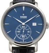 Rado Miesten kello R14053206 Diamaster Sininen/Nahka Ø38 mm