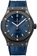 Hublot Miesten kello 511.CM.7170.LR Classic Fusion Sininen/Kumi Ø45