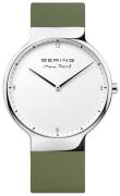 Bering Miesten kello 15540-800 Max Rene Valkoinen/Kumi Ø40 mm