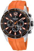 Festina Miesten kello F20376-5 Musta/Kumi Ø46.8 mm