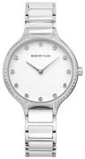 Bering Naisten kello 30434-754 Ceramic Valkoinen/Teräs Ø34 mm