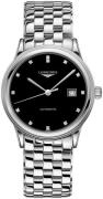 Longines Miesten kello L4.984.4.57.6 Flagship Musta/Teräs Ø40 mm