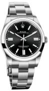 Rolex Miesten kello 126000-0002 Oyster Perpetual 36 Musta/Teräs Ø36