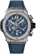 Hublot Miesten kello 421.NX.5170.RX Big Bang 44mm Sininen/Kumi Ø44 mm