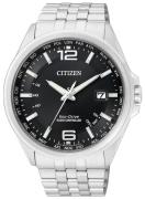 Citizen Miesten kello CB0010-88E Radio Controlled Musta/Teräs Ø43 mm