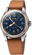 Oris Miesten kello 01 754 7741 4365-07 5 20 71 Aviation Sininen/Nahka