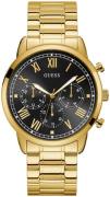 Guess Miesten kello W1309G2 Musta/Kullansävytetty teräs Ø44 mm