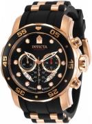 Invicta Miesten kello 30825 Pro Diver Musta/Punakultasävyinen Ø48 mm