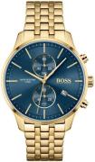 Hugo Boss Miesten kello 1513841 Associate Sininen/Kullansävytetty